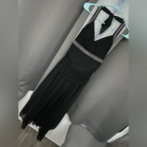 Black Trixxi Halter Dress Fairy asymmetrical